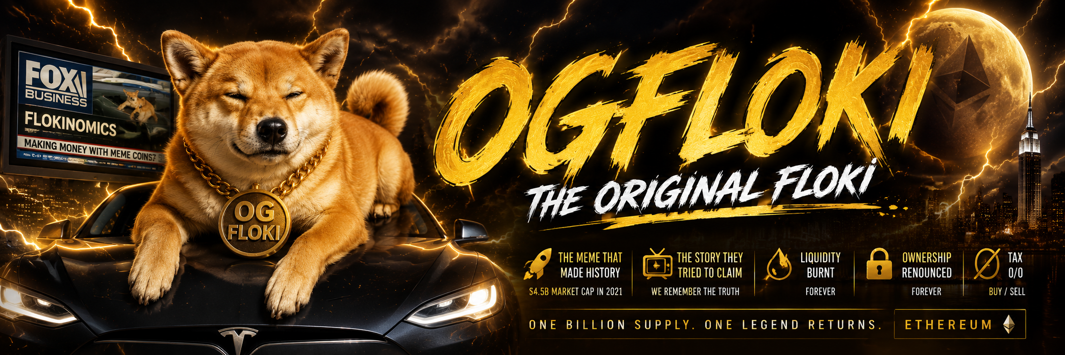 The Original Floki — OGFLOKI on Ethereum